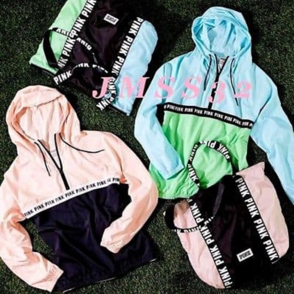 Just the Peach Bag and windbreaker